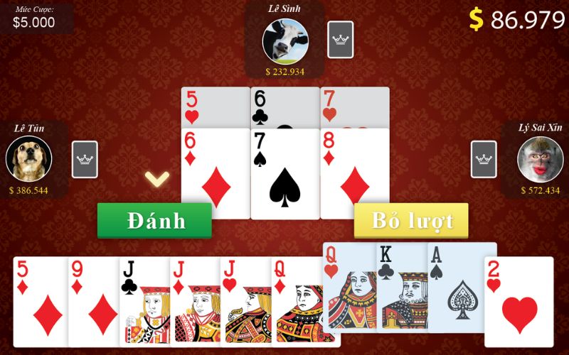 bí quyết chơi tiến lên dễ thắng