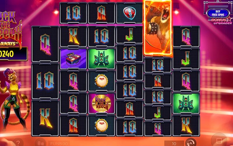 giao diện máy xèng với vòng quay thưởng