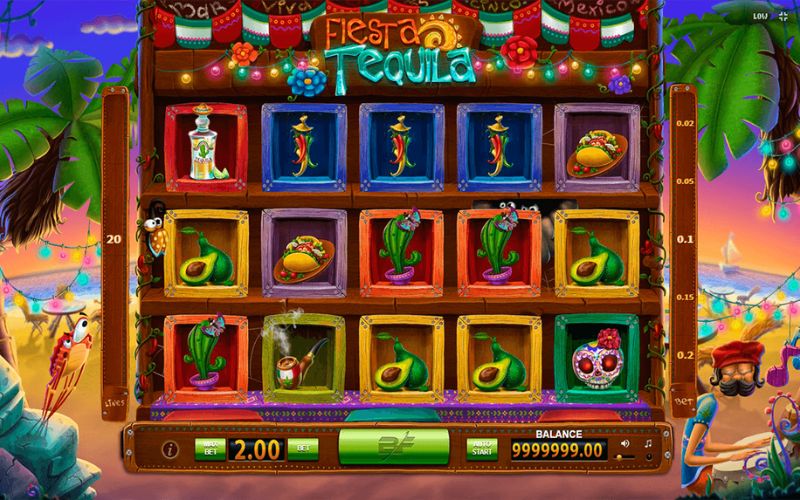 máy slot với biểu tượng jackpot lớn