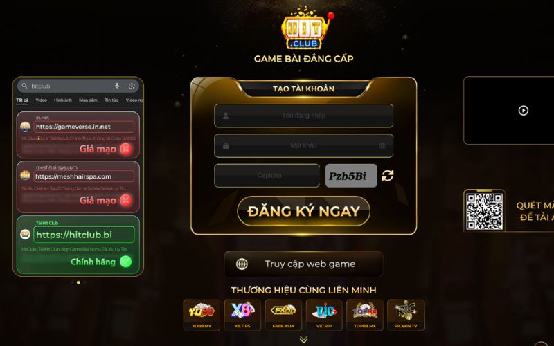 đăng ký tài khoản HitClub