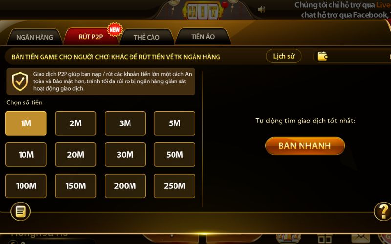 hướng dẫn rút tiền hitclub nhanh